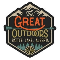 Battle Lake Alberta Veliki na otvorenom dizajn naljepnica vinilne naljepnice