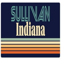 Sullivan Indiana Frižider magnet retro dizajn