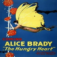 Alice Brady Gladno srce Vintage Movie Poster Print