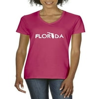 Arti - Ženska majica V-izrez kratki rukav - Florida