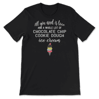 Čokoladni čip kolačić Tisto za sladoled majicu za desert Lo