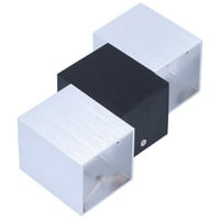 Zidna Sconce rasvjeta, aluminijska LED zidna svjetlost, 6W 85-265V, LED zidna svjetiljka toplo bijela,