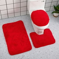 Domaćinstvo Čvrsto kolor rupe rug kupaonica toaletni tepih protiv klizanja Čvrsta boja kupatilo za toalet