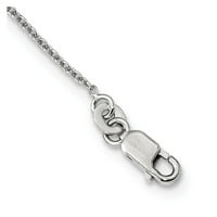 Bijeli sterling srebrna ogrlica sa ogrlicama kubična cirkonija cz čist
