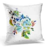 Šareno apstraktno cvijeće ruže jednobojno slikanje prekrasan jastučni jastučni jastuk
