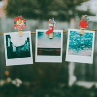 Božićne teme Foto klipovi sa konopcem konopci crtani fotoalia DIY WOOG Clips