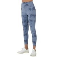Tking modne ženske gamaše visokih struka - kompresijske hlače za jogu trčanje teretane i svakodnevne fitness - s