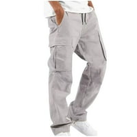 Hvyesh muške teretne pantalone plus veličina više džepova hlače Radne taktičke pantalone Klasične kampiranje