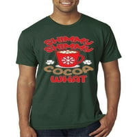 Divlji Bobby Shimmy Shimmy Cocoa Koji božićni muškarci premium tri mješavaju tee, šumska zelena, srednja