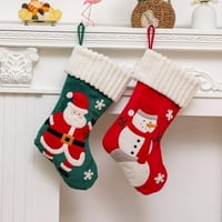 Božićne čarape vezene božićne čarape, Xmas Čarape ukrasi