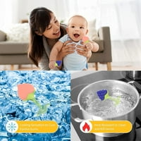 Silikonska dječja igračka - umiruje bebinu bol u boju - dječja igračka - ručno dizajn - BPA Besplatno - Easy Grip Design - Meethifier - razne oblike
