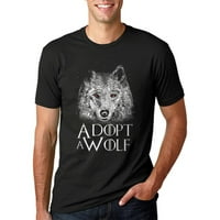 Wolf klasični uzorak Muške majice Anime vrhovi tinejdžeri za muške ženske plus veličine S-5XL