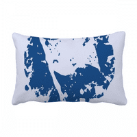 Blue Flag dizajn okrugli ilustracijski uzorak bacanje jastuk jastuk lumbalni umetak za jastuk