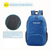 Lagani planinarski ruksak vodootporan, 20L pakiranje dnevnih pahuljica Sklopivi mali ruksak za plavu