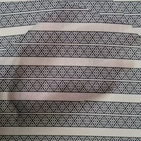 Onuone pamuk poplin mornarička plava tkanina Dijamantno geometrijsko prekrivanje zaliha ispisa šivaće tkanine sa dvorištem širom