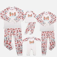 Kiplyki Baby Days Ušteda zimska lagana pidžama Casual New Slatka božićna karirana Europska i američka roditelj-dječje odijelo za djecu