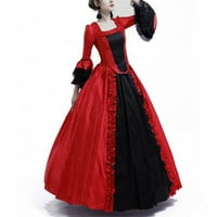 Srednjovjekovna haljina za žene, žene renesanse Vintage Gothic Court Haljine Haljine Victorian Faire