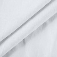 Nagib i posteljina majica od pamučne i posteljine kardigana na dugih rukava na carinskom i posteljinom