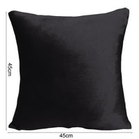 Jiaroswwei Solid Color Backing jastuk za jastuk za prozračnost Flannel Skriveni zipper Case Kućni dekor