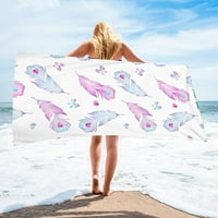 HonRane Quick-sušenje ručnika za plažu Super Soft Allergy Fruit Anti-Fade Crtani voćni ručnik za kupanje