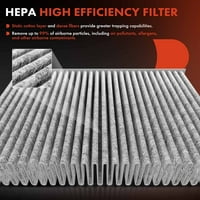 -Premijumski kabinski filter za vazduh sa aktiviranim ugljikom Kompatibilan sa Hyundai Sonata -