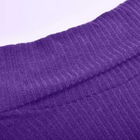 Pad za uštede za žene pletenje Jumper Modni tipke Topli elegantni ležerni vrhovi Jesen zimski pulover