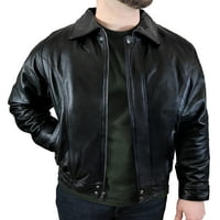 Victory Outfitters Muška jakna od prave kože - crna - XL