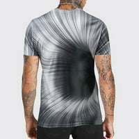 Didtye muške casual modne modne majice ulica 3D digitalni ispis okrugli vrat kratki rukav labav zgodan