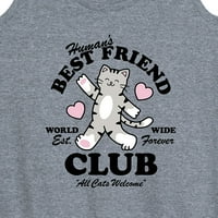 Instant poruka - ljudi Najbolji prijatelj Club Cat - Ženski trkački rezervoar
