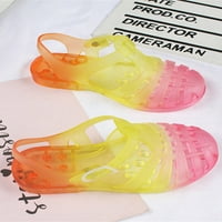 Gureui Toddler novorođenčad djevojčice ljetne sandale, kontrastna boja šuplje od obuće cipela