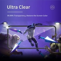 [2+ paket] Scret Scale, HD Clear 9h otporan na ogrebotine, otključavanje prsta, 3D zakrivljeno, bez