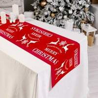 Randolph božićno ureda Creative Božićne pamučne i posteljine tiskane stolnjake zastere za stol za stol