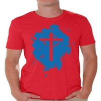 Awkward Styles križna majica za muškarce Christian Muške košulje Christian Cross Odeća za muškarce Isus