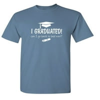 Diplomirani mogu li se vratiti u krevet sada sarkastična humska grafička novost smiješna majica