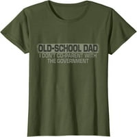 Old-School otac Ne suočavajući se sa vladom Vintage majicom