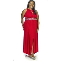 & Richards ženska haljina od šarženja od ključata, crvena, 6