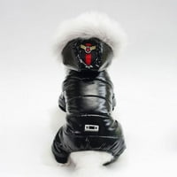 Mali pas zimski topli kaput PET vodootporan podstavljeni snježni jakni Puppy Hoodie Snawit odjeća za