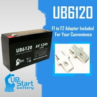 - Kompatibilna silun MAS6V baterija - Zamjena UB univerzalna zapečaćena olovna kiselina - uključuje