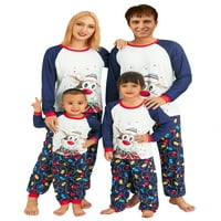 Cathery Božić Pidžama Porodica Porodični setovi Božićna odjeća za spavanje PJS Oprema za muškarce Žene