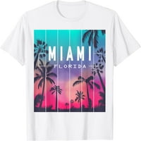 Miami Beach Florida Sunset - Volim Majica Sivenir Majica na plaži