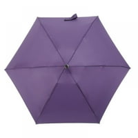 Mini protupožarni sklopivi putni kišobran, suncobran i kišni kišobrani, kompaktni prenosivi za žene muškarci više boja