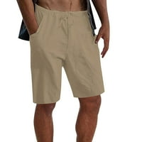 Muške casual pantalone muško ljetno casual solid kratka žrtava kratkih hlače za hlače džep kratki modni
