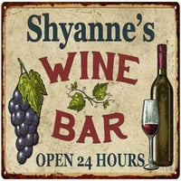 Shyanne rustikalni vinski bar potpisao sa zidom Décor kuhinja Poklon metal 112180056774