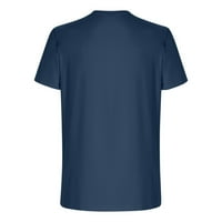 JMntiy Muška majica kratki rukav tiskani ljetni okrugli vrat TOP Ležerni duks 4. jula Smiješne majice