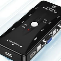Switcher Four u jedan prekidač za prekidač za tipkovnicu miša Port USB Audio Video Switcher VGA Printer