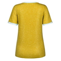 Outfmvch T majice za žene Ljetno slovo Daisy Ispiši majicu s kratkim rukavima Ženske vrhove Košulje