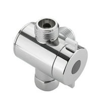 Puntoco Posebne ponude Trostruki T-adapter ventil za toaletni bide za tuširanje je ventil srebra
