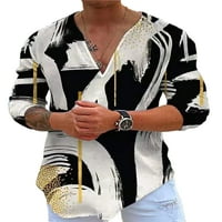 Capreze muški tunični tunici Tors lubanje Print Basic majice Jesen Ležerni labav pulover