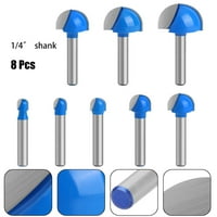 SHANK BULL ROUTER ROUTER BITS End Mill Round Cove Bo Solid CNC glodalica