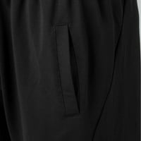 Puawkoer muške kratke hlače na sredini škare za šljokice džepne crpke kratka kratka casual labava modna
